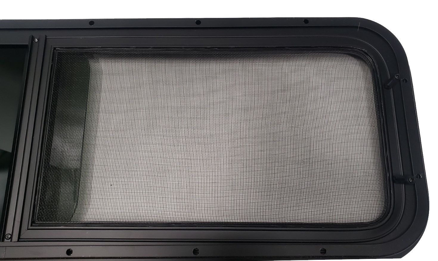 VWD Universal Van Bunk Half-Slider Window | Driver Side 33" x 10" (VW3310L)